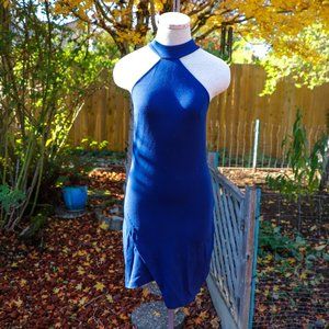 Express Asymmetrical Hem High Neck Dress